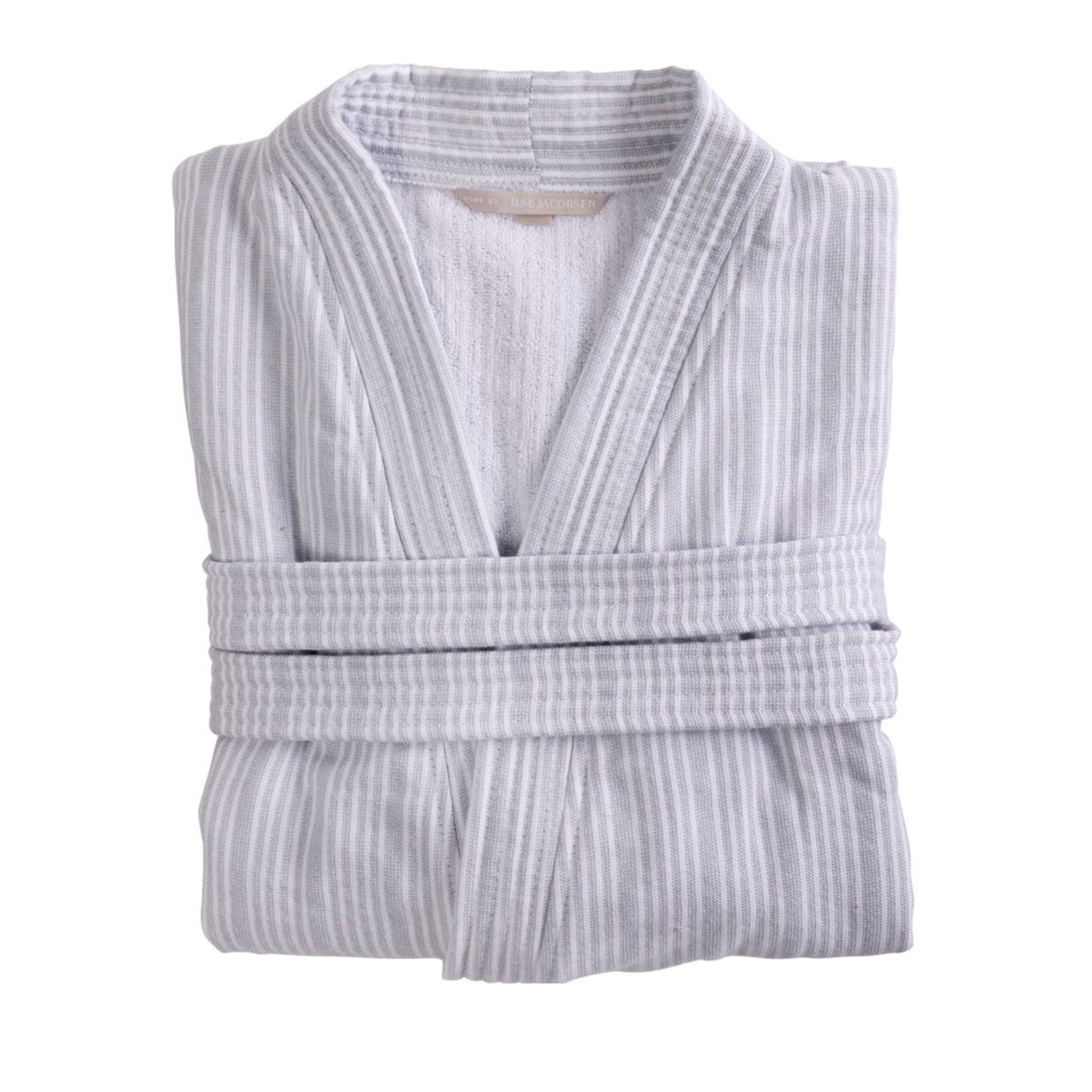 Badekåbe støvet blå striber L/XL